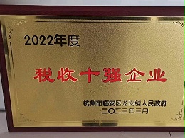 2022年税收十强企业